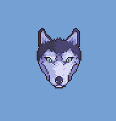 Pixel Art Dog Face And Head Icon