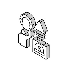 Risk Assessment Startup Isometric Icon