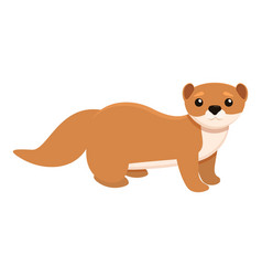 Baby Mink Icon Cartoon Style