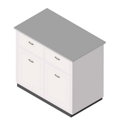 Isometric White Table Home