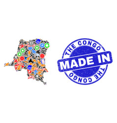 Component Mosaic Democratic Republic Congo