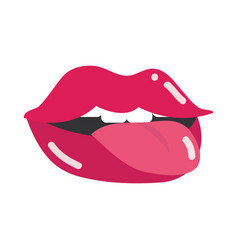 Pop Art Mouth And Lips Sexy Women Lips Tongue Out