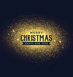 Merry Christmas Glitter Background Design