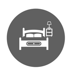 Bed Sleep Bedroom Icon