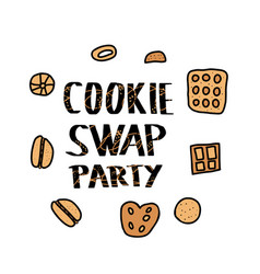 Cookie Swap Lettering Concept Design