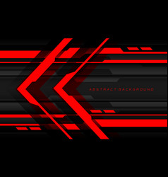 Abstract Red Cyber Arrow Direction Geometric