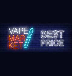 Best Price In Vape Market Neon Sign