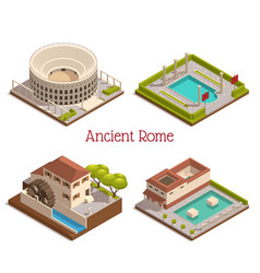 Ancient Rome Isometric Set