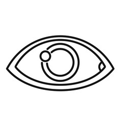 Big Human Eye Icon Outline Eyeball Sight