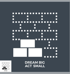 Dream Big Act Small Glyph Icon