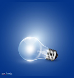 Light Bulb On Background