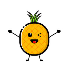 A Pineapple Character Wearing Sunglasses