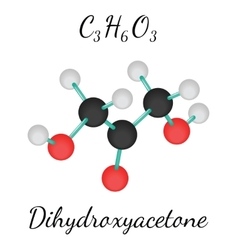 C3h6o3 Dihydroxyacetone Molecule