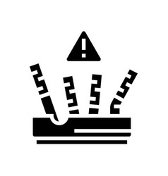 Drug Nicotine Tobacco Glyph Icon