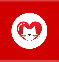 Love Cat Logo Lover