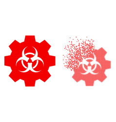 Moving Pixel And Original Biohazard Industry Icon