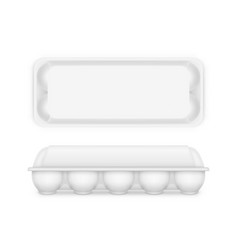 Egg Package Mock Up Blank Food Tray Box Container