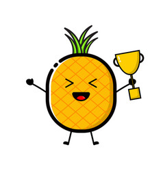 A Pineapple Character Wearing Sunglasses