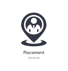 Placement Icon Isolated Icon From