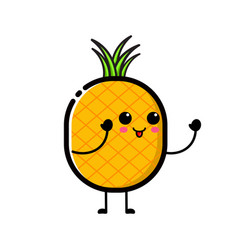 A Pineapple Character Wearing Sunglasses