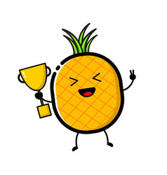 A Pineapple Character Wearing Sunglasses