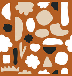 Bohemian Modern Chic Brown Seamless Pattern