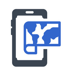 Mobile Map Icon