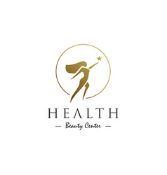 Woman Health Logo Design Concept For Beauty Life