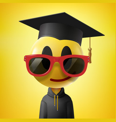 Back To School Graduation Emoji Smiling Face