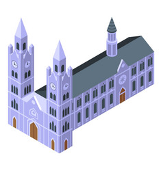 Ecuador Church Icon Isometric Vacation