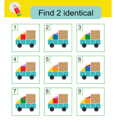 Fun Puzzle Game Need To Find Two Identical Cars