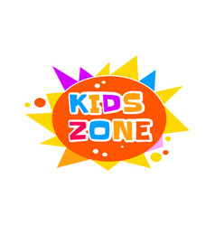 Kids Zone Badge