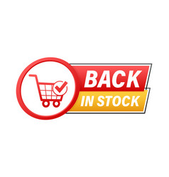 Back In Stock Label Online Shopping Promotion