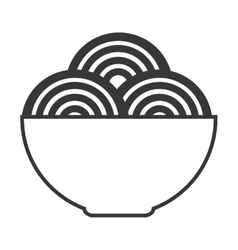 Spaghetti Dish Isolated Icon