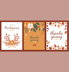 Thanksgiving Posters Set