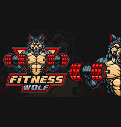 Wolf Fitness Or Gym Design Lifting