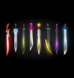 Futuristic Sword Fantasy Metal Blade Knife Scifi