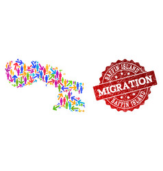 Migration Composition Of Mosaic Map Baffin