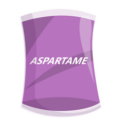 Aspartame Pack Icon Cartoon Meatless Vegan