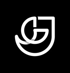 Letter Jg Monogram Logo Design