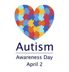 For World Autism Awareness Day Heart