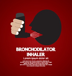 Asthma Patient Using Bronchodilator Inhaler