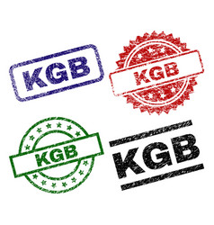 Damaged Textured Kgb Stamp Seals