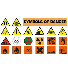 Hazard Icon Hazardous Symbols