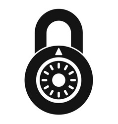 Cipher Padlock Icon Simple Security Code