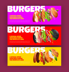 Burger Special Offer Posters