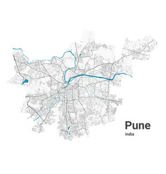 Pune Map Detailed Map Of City Administrative