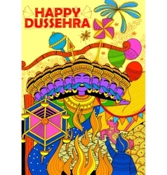 Ravan Dahan For Dusshera Celebration