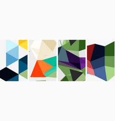 Triangle Geometric Abstract Backgrounds