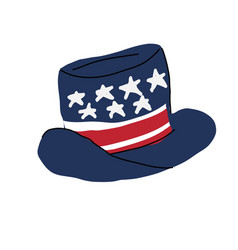 4th Of July With Hat Stars